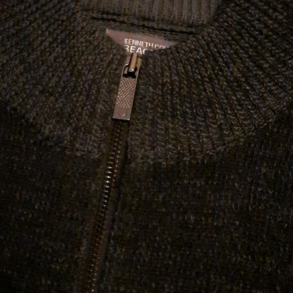 Full zip mens sweater